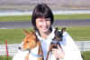 basenji con Elena Sukov